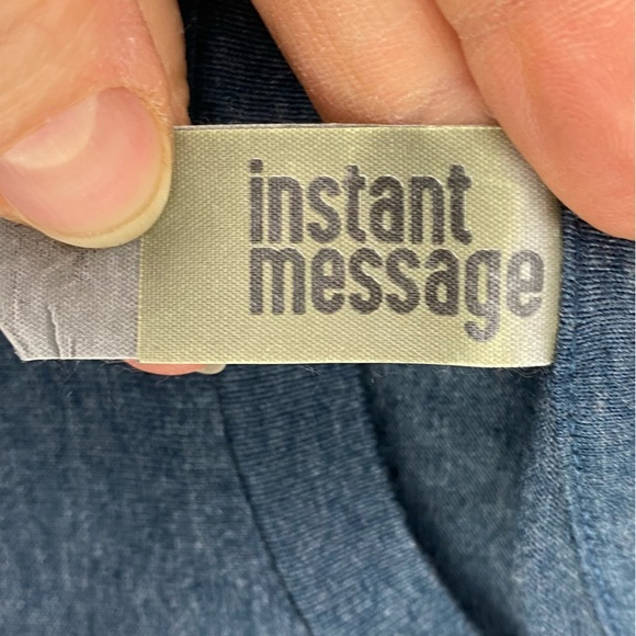 Ain't Lady Like navy blue & white SS Tee - Picture 6 of 10